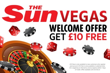 Join Sun Vegas now to get £10 free with no deposit required - offer has paused
