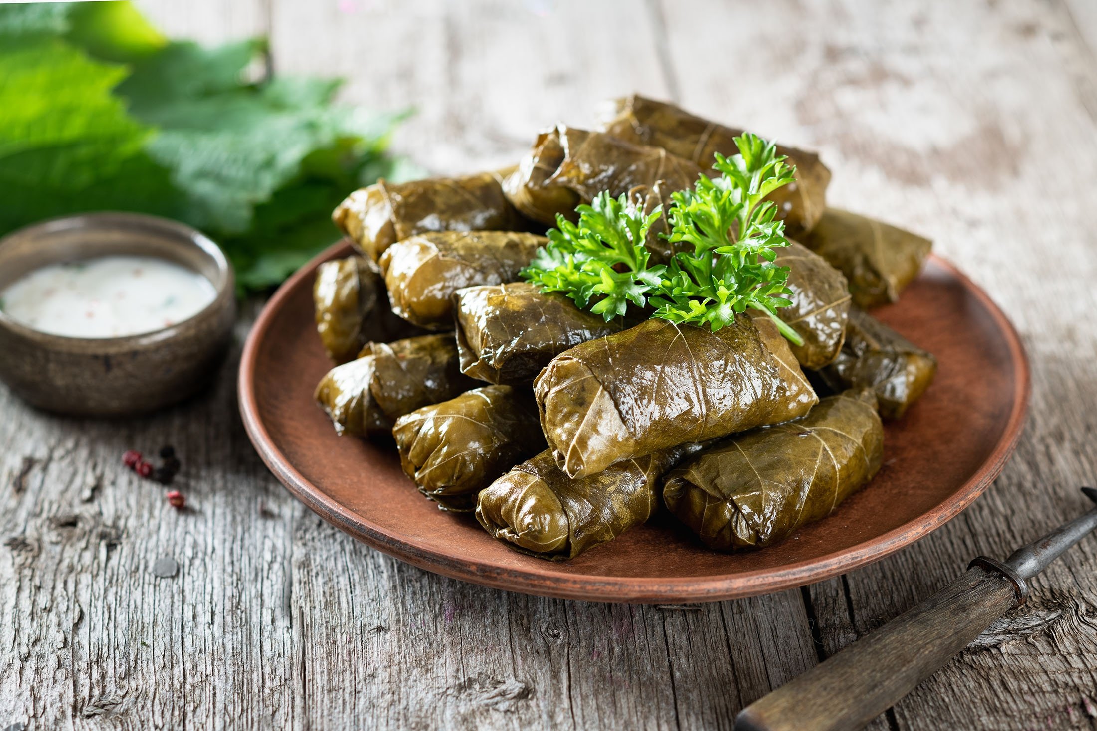 Dolma is actually widely available in markets, charcuteries and occasionally at home cooking restaurants in Turkey. (Shutterstock Photo)
