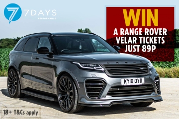 Enter tonight's 8pm draw to win a Range Rover Velar or £42k from just 89p