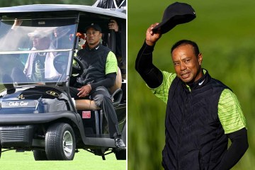 Woods a huge doubt for Open as hobbling icon forced to use buggy at Pro-Am