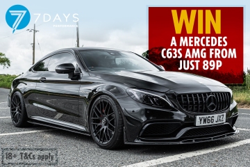 Win a Mercedes C63s AMG or £37k cash alternative from just 89p