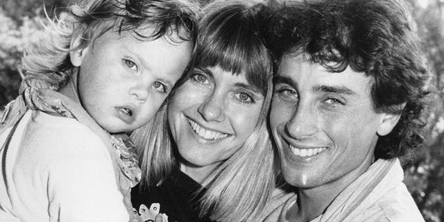 Singer and actress Olivia Newton-John, with daughter Chloe and former husband Matt Lattanzi. The actor and the singer called it quits in 1995.