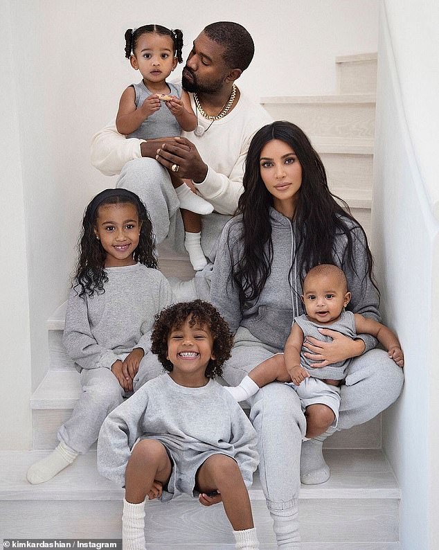 West and Kardashian have four children together: North, Saint, Chicago and Psalm