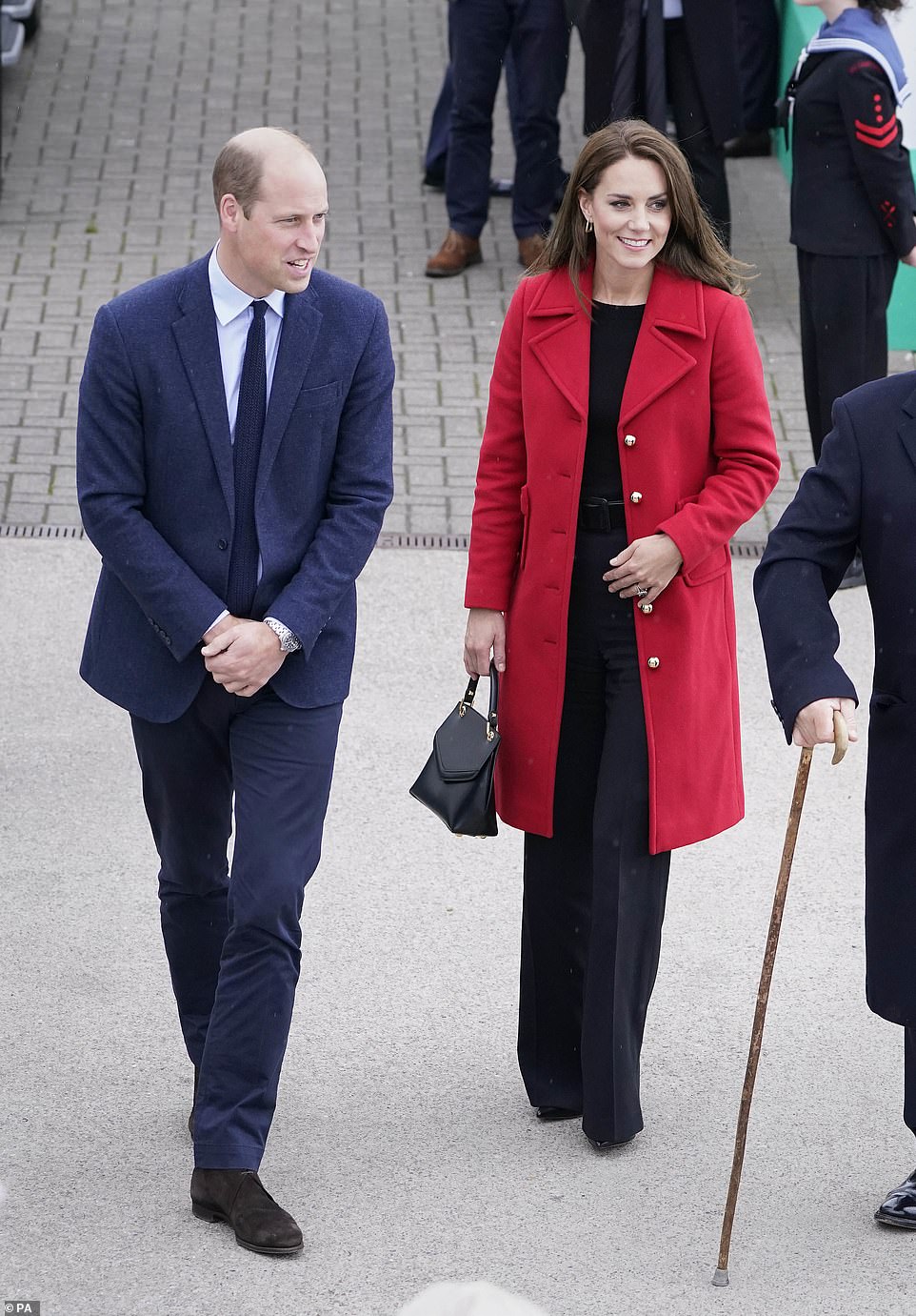 William and Kate are travelling the length of Wales today, first visiting Holyhead in Anglesey in the north, and then travelling to Swansea in the south-west