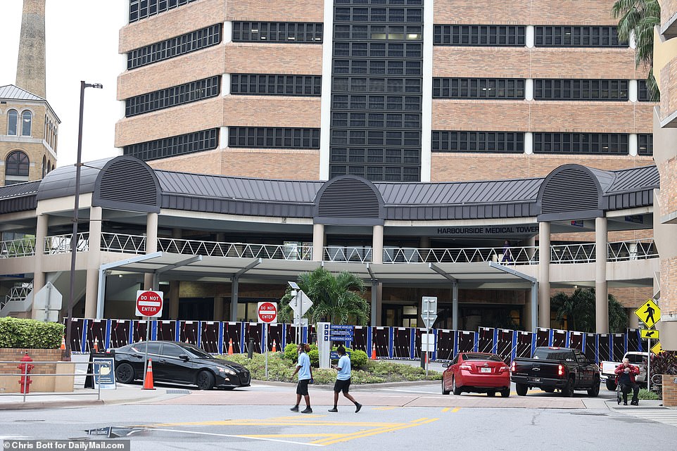Tampa General Hospital is preparing staff and the building for the 140mph winds and storm conditions which are set to hit the city on Wednesday