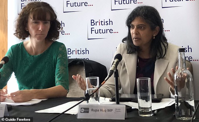 Rupa Huq is claimed to have made the remarks during an event attended by Anneliese Dodds, Labour's chair and shadow secretary of state for women and equalities