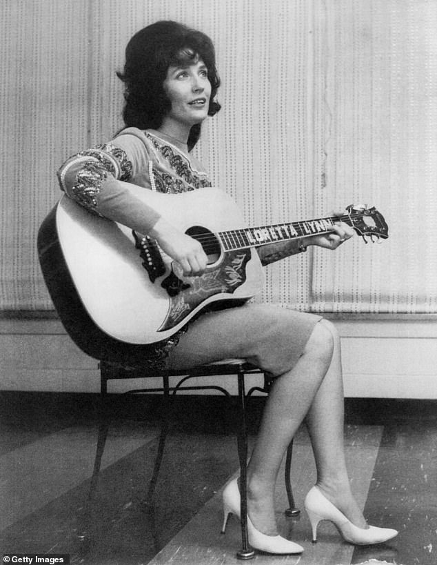 Rising star: In 1969, she released her autobiographical Coal Miner's Daughter, which helped her reach her widest audience yet, she is pictured in 1965