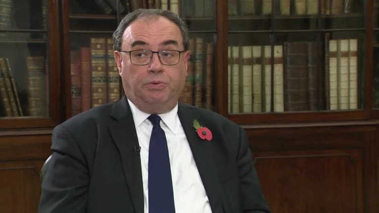Watch CNBC's full interview with the Bank of England's Andrew Bailey