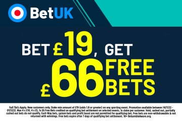 World Cup sign-up offer: Bet £19 Get £66 in FREE BETS to use today with Bet UK