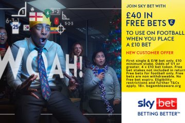 World Cup 2022 sign up offer: Get £40 in FREE BETS when you stake £10 at Sky Bet