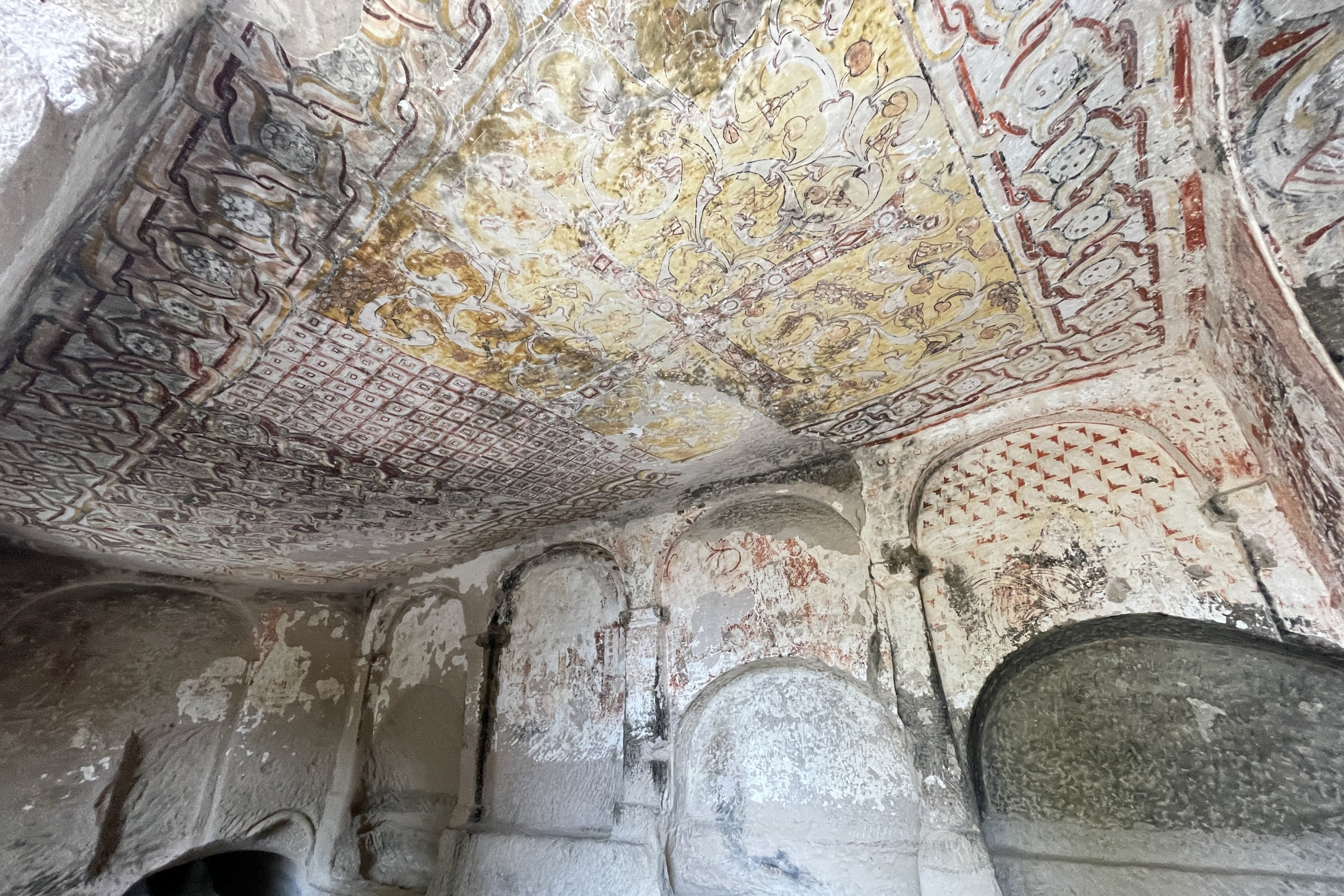 The interior of the monastery, in Nevşehir, central Türkiye, Nov. 28, 2022. (AA Photo)