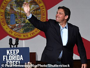 Republican Governor of Florida Ron DeSantis won a second term