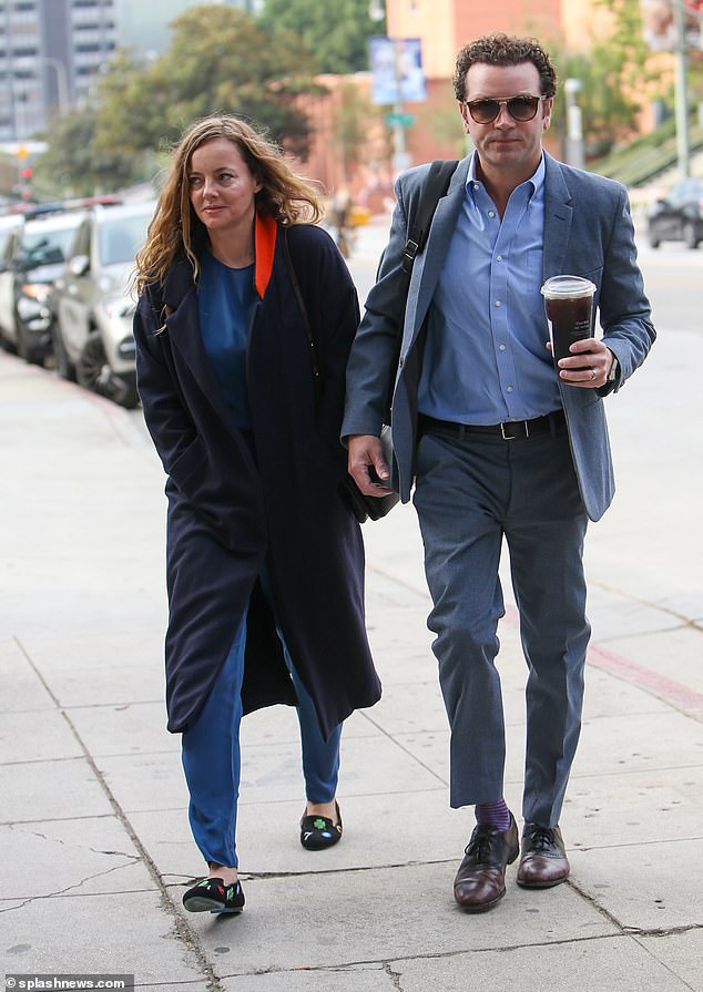Masterson's actress wife Bijou Phillips was with him, as she has been every day of the five weeks of trial and jury deliberations