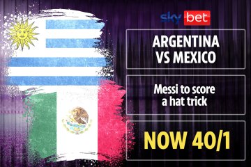 Argentina vs Mexico - Sky Bet offer: Lionel Messi to score a hat trick at 40/1!