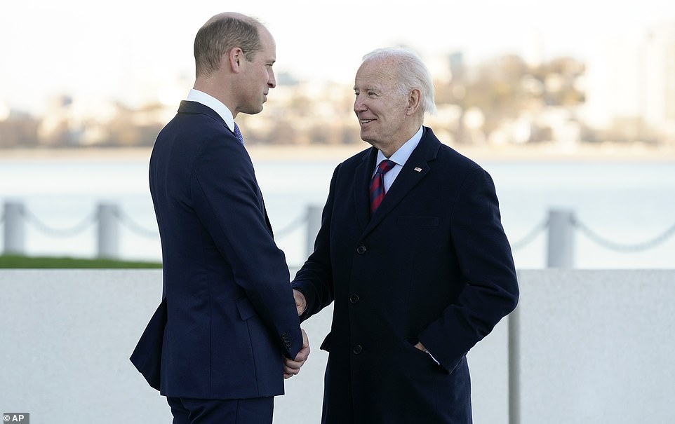 The Prince Of Wales had a 30-minute conversation with President Joe Biden during the Waleses' trip to Boston this week