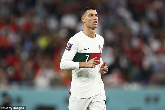 The Portuguese has endured a difficult World Cup tournament in which he has been outshone by his younger - and perhaps - more energetic team-mates