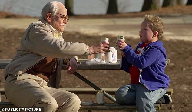 It ultimately spun off into four feature films and he also played pranks in 2013 flick Jackass Presents: Bad Grandpa (pictured)