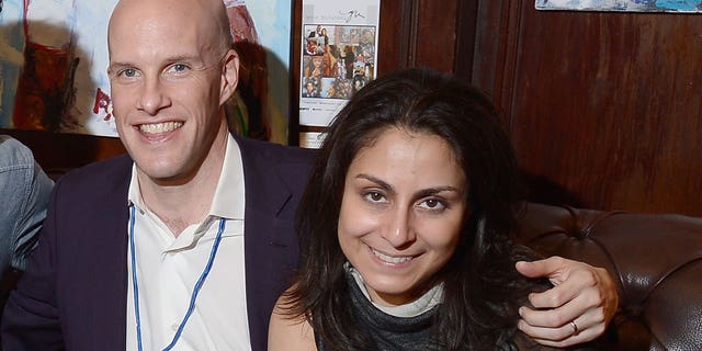 Soccer journalist Grant Wahl and his wife, Dr. Céline Gounder.