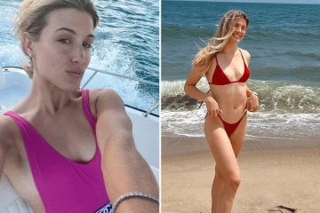 Tennis star Eugenie Bouchard poses in swimsuit as she enjoys West Indies holiday