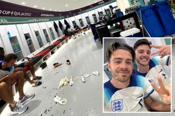 Smiling Grealish shares pic of England's dressing room after World Cup win