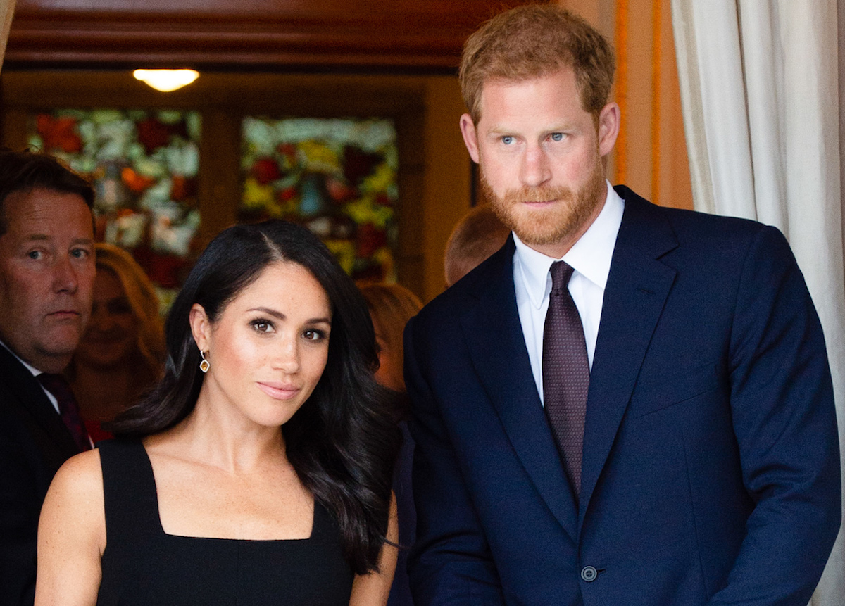 Prince Harry and Meghan Markle, who 'never wanted to do' a Netflix docuseries, according to a commentator, look on