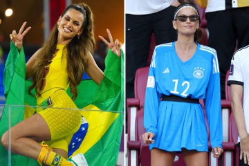 Trapp's Wag Goulart stuns in revealing outfit after switching to back Brazil 