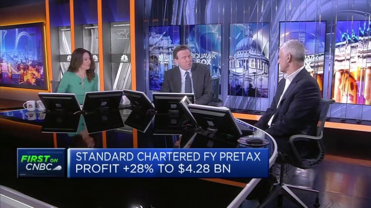 Standard Chartered CEO says the bank has not engaged with prospective bidders
