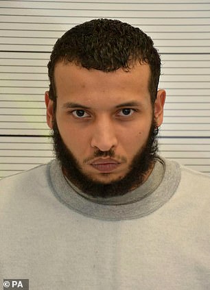 Khairi Saadallah, 27, fatally stabbed friends James Furlong, 36, Dr David Wails, 49, and Joseph Ritchie-Bennett, 39, in a Reading park in June 2020. Prevent officials were warned he could carry out a 'London Bridge-style attack', but he was assessed and found to have 'no fixed ideology', according to reports
