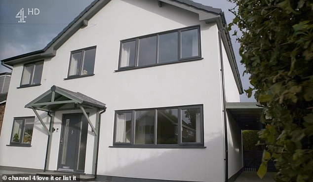 The second property shown to the couple by Phil was a detached home which had been newly renovated