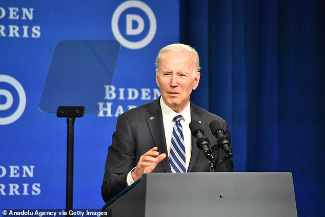 It comes amid soaring pressure on Biden (pictured during the DNC winter meeting in Philadelphia Friday) as it emerged that a second Chinese spy balloon had been spotted over Latin America, passing over the Panama Canal and moving southeast over Venezuela