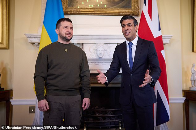 Volodymyr Zelensky expressed gratitude to the British people and personally to Rishi Sunak for providing comprehensive support to Ukraine