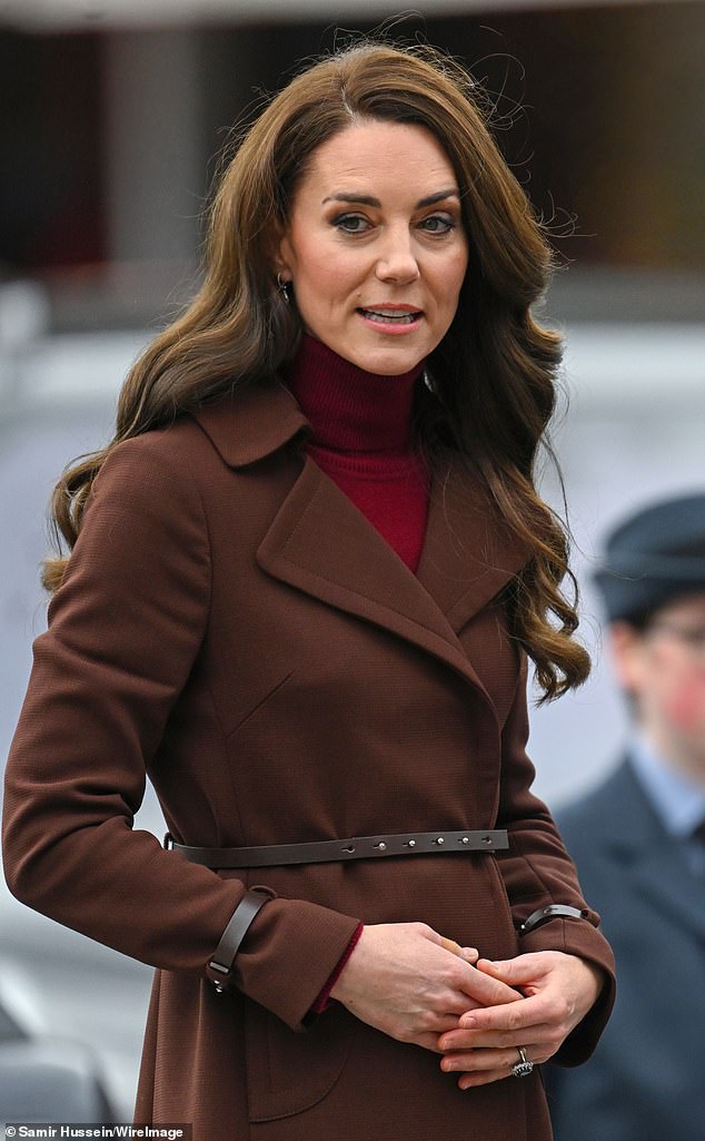 Kate (pictured) is now known as the Princess of Wales and the Duchess of Cornwall and Cambridge