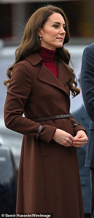 Kate arrives at The National Maritime Museum