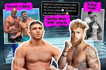 Inside Jake Paul and Tommy Fury feud - from Molly-Mae text row to Tyson's dig