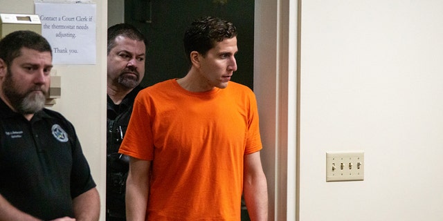 Bryan Kohberger enters a courtroom in Moscow, Idaho January 12, 2023 for a status hearing. The accused murderer waived his right to a quick preliminary hearing and will appear in court again on June 26.