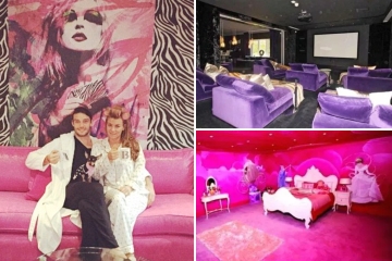 Football's most outrageous homes with £100k fish tank and Versace chairs
