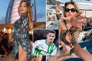 Italy ace's partner dubbed 'world's most beautiful Wag' as she wears lingerie