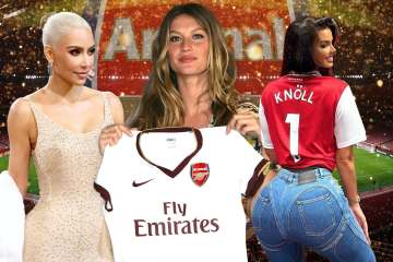 Arsenal boast some of world's most glamorous fans like Kim K and Gisele Bundchen