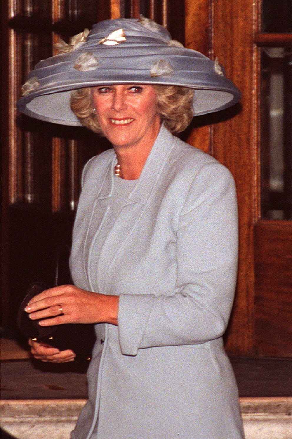 Camilla at The Ritz Hotel in London in 1998