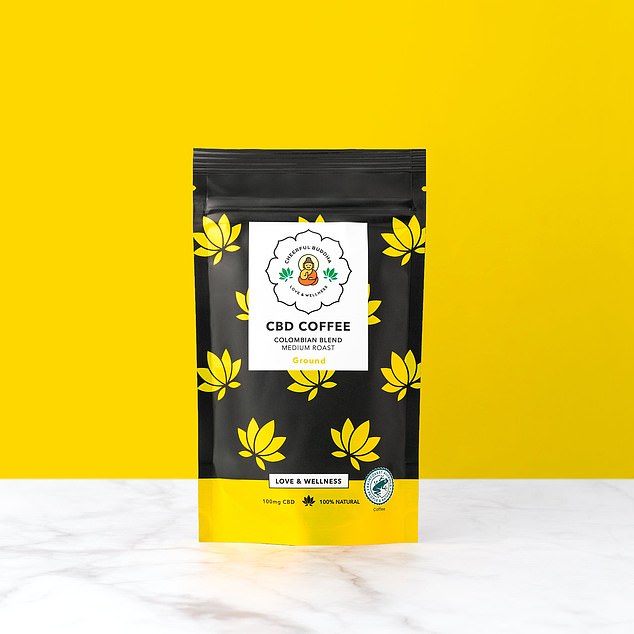 CBD Coffee, £9.99, Cheerful Buddha. Stressful day ahead? A mug of this brew contains a gentle boost of feel-good vibes to stay calm and focused