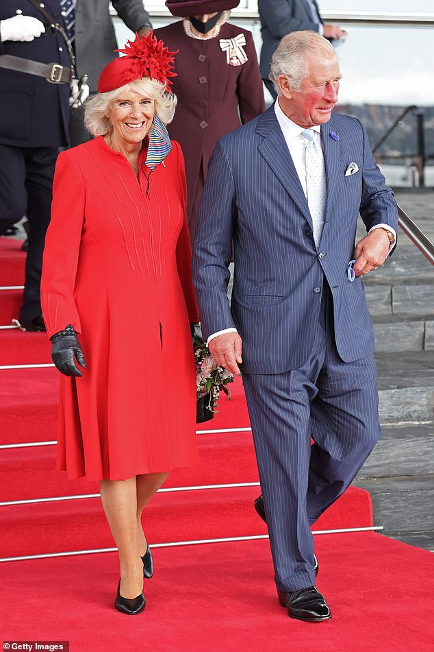 Pressing on: The King and Queen Consort will continue with the German leg of their tour