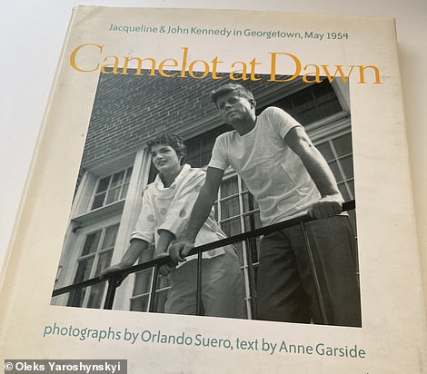 Jackie and JFK were photographed at their first marital home by Hollywood photographer Orlando Suero, with the images later published in a tome titled Camelot at Dawn