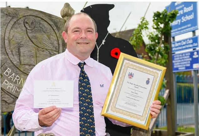Head teacher of Barnacre Road primary school Simon Wallis (pictured) has taken long-term sick leave after his school dropped from 'good' to 'inadequate' in an Ofsted report