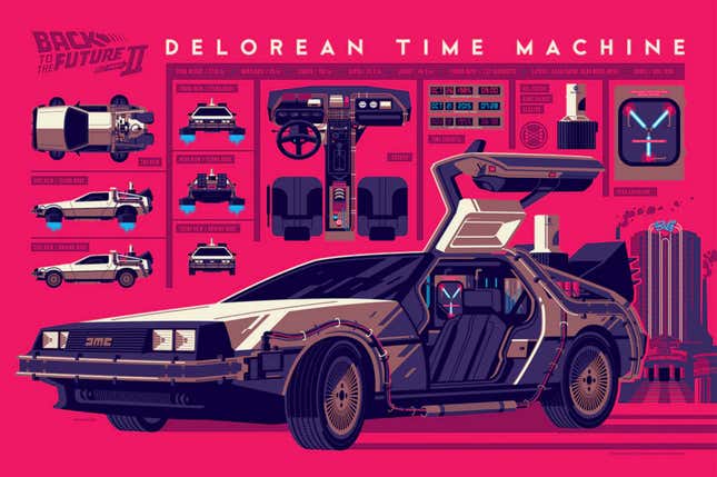Image for article titled Bask in the Beauty of the Back to the Future Part II DeLorean