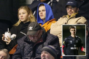 Beckham seen watching Brentford B… but son Romeo doesn't play a minute