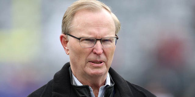 New York Giants owner John Mara looks on before the game against the Washington Football Team at MetLife Stadium on Jan. 9, 2022 in East Rutherford, New Jersey.