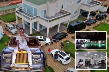 Inside Adebayor’s mansion with luxury car collection and millionaire’s features