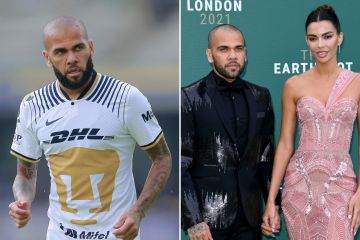 Dani Alves asks to be kept in ‘solitary’ after split from wife over rape charge