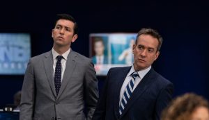Nicholas Braun and Matthew McFadyen in "Succession" Season 4