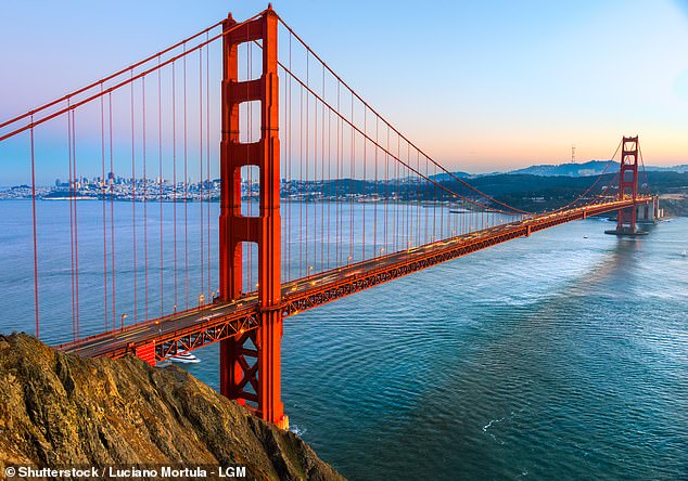 The would-be assassin had planned to drop 'an object' from the Golden Gate Bridge as Queen Elizabeth's craft sailed beneath it